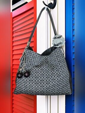 Coach Madison Op Art Needlepoint Phoebe Shoulder Bag (Style #F26281)
